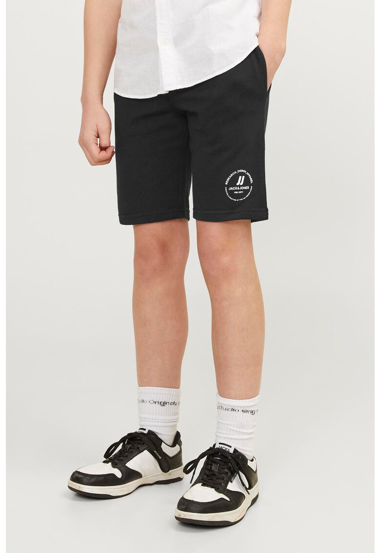 Bermude slim fit cu banda elastica in talie Swift