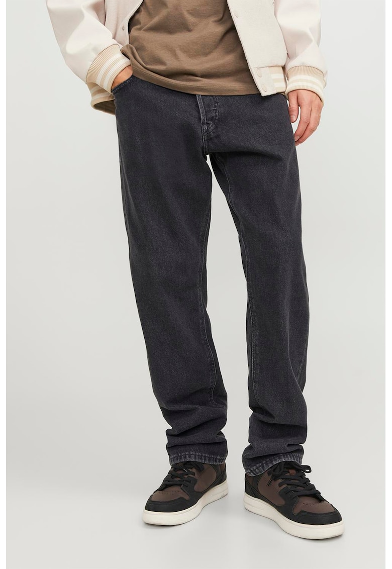 Blugi relaxed fit JJICHRIS JJORIGINAL SQ 737 - Gri pal