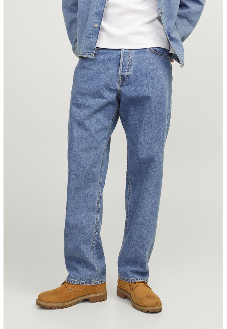 Blugi lejeri JJIEDDIE JJORIGINAL SQ 735 - Albastru deschis