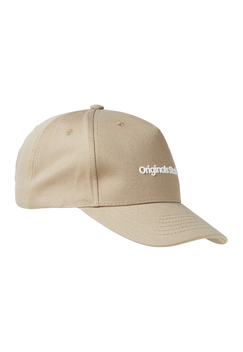 Sapca baseball de bumbac cu motive text in relief