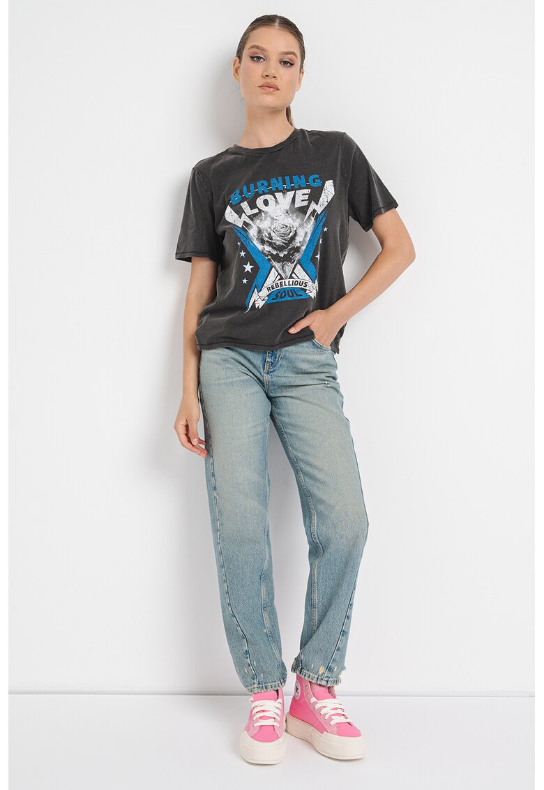 Tricou din bumbac organic cu imprimeu