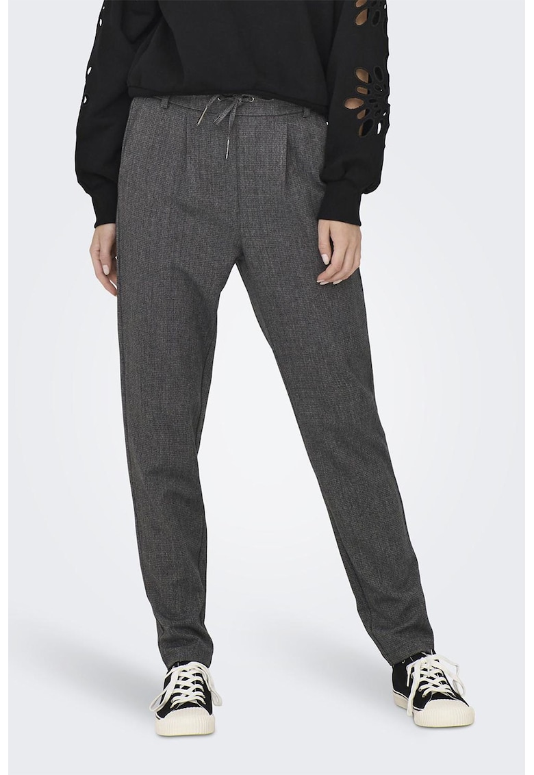 Pantaloni cu snur - Gri