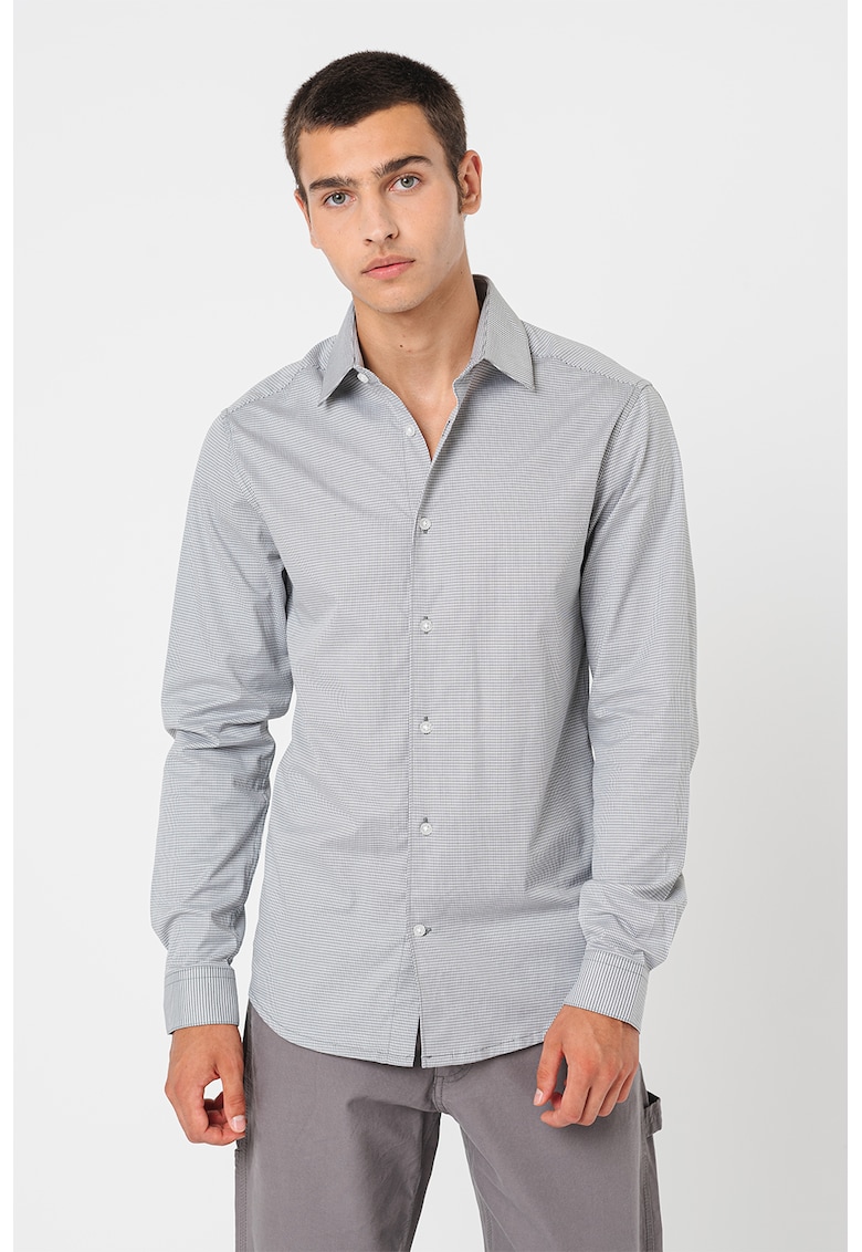 Camasa slim fit din amestec de bumbac Jordan Camasa slim fit din amestec de bumbac Jordan