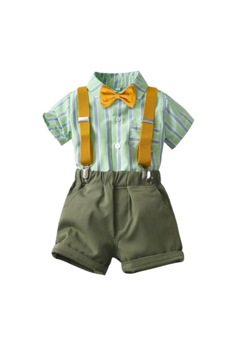 Compleu Model Kevin - Dungi - Elegant - Baieti - Maneca scurta - Multicolor