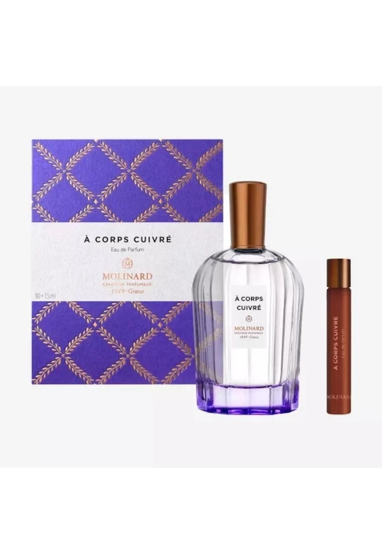 Set Apa de parfum - A Corps Cuivre - Unisex - 75 ml + 7 - 5 ml