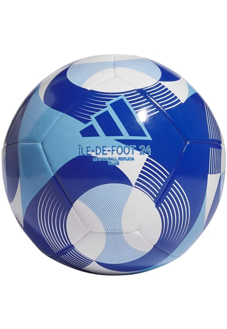 Minge oficiala fotbal Adidas Olympics Club - marime 5 - alb/albastru