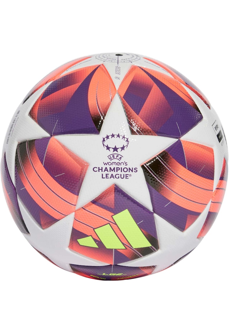 Minge fotbal Adidas WUCL League - marime 5 - alb/portocaliu