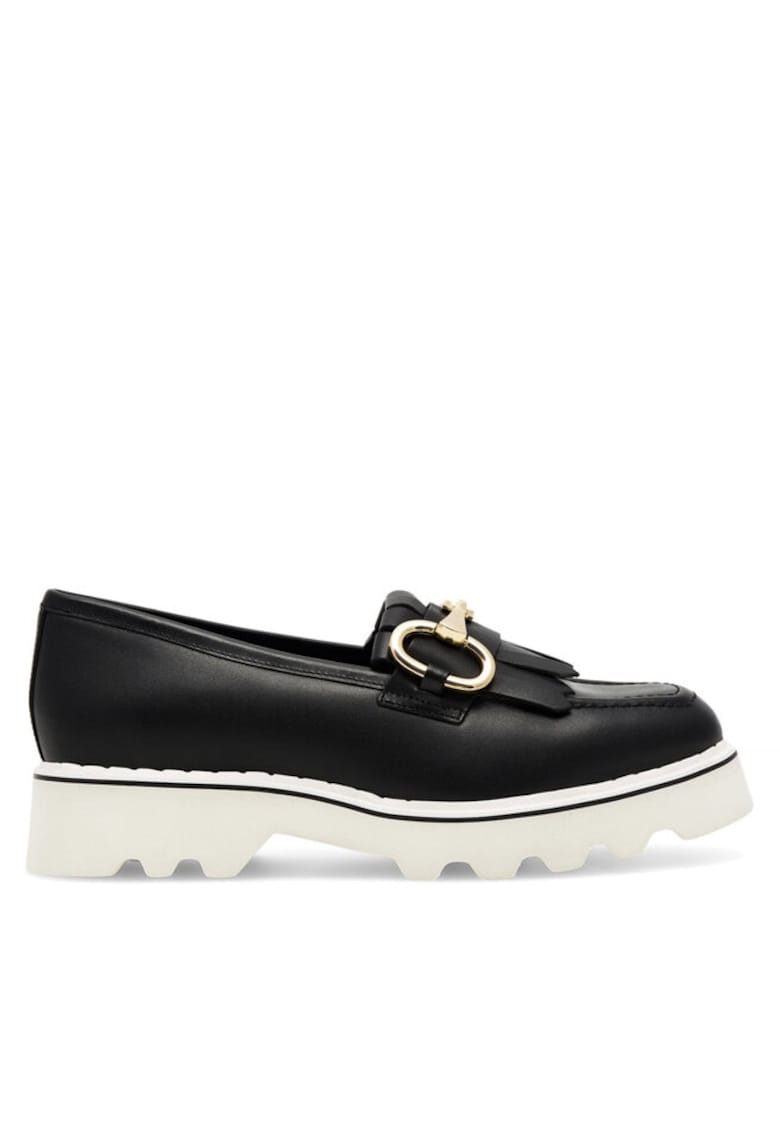 Pantofi sport dama - Piele naturala - Negru - Negru