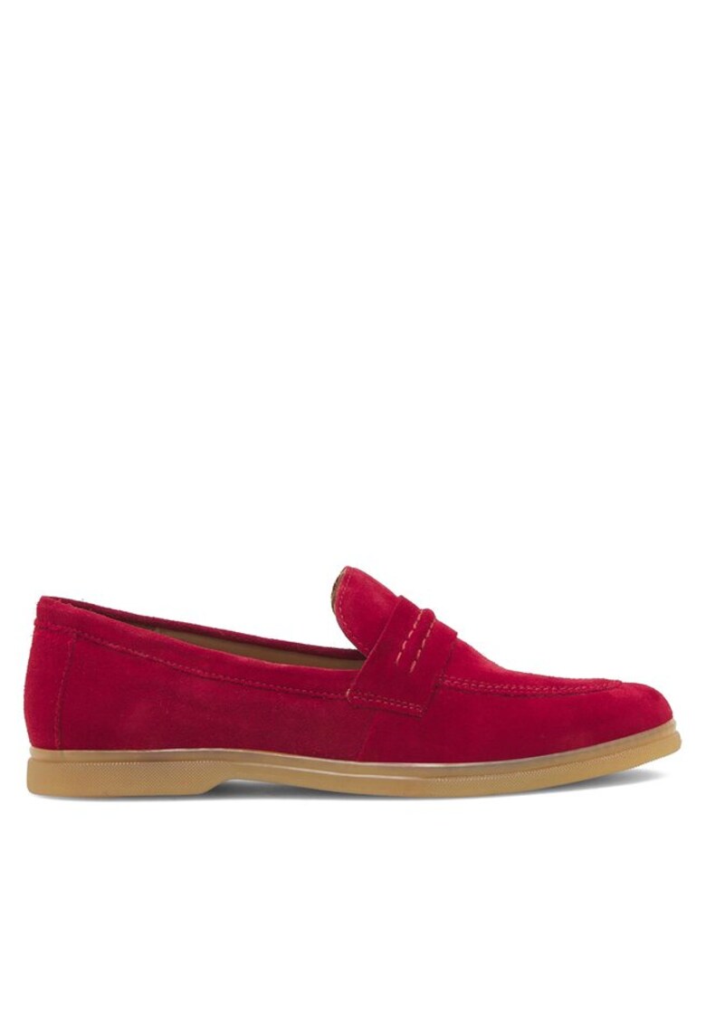 Pantofi sport dama - Piele naturala - Rosu - Rosu