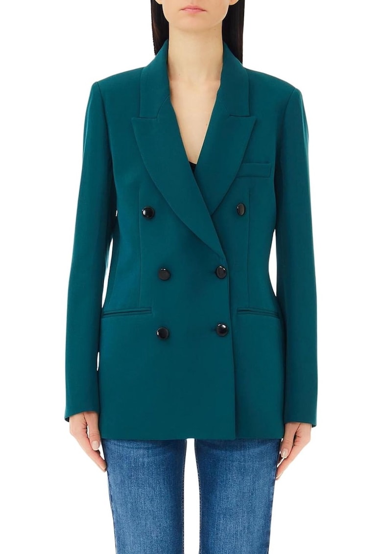 Sacou dama - Poliester/Elastan - Verde -