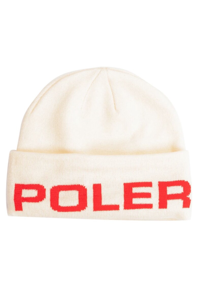 Caciula Beanie unisex - acril - ecru - marime universala