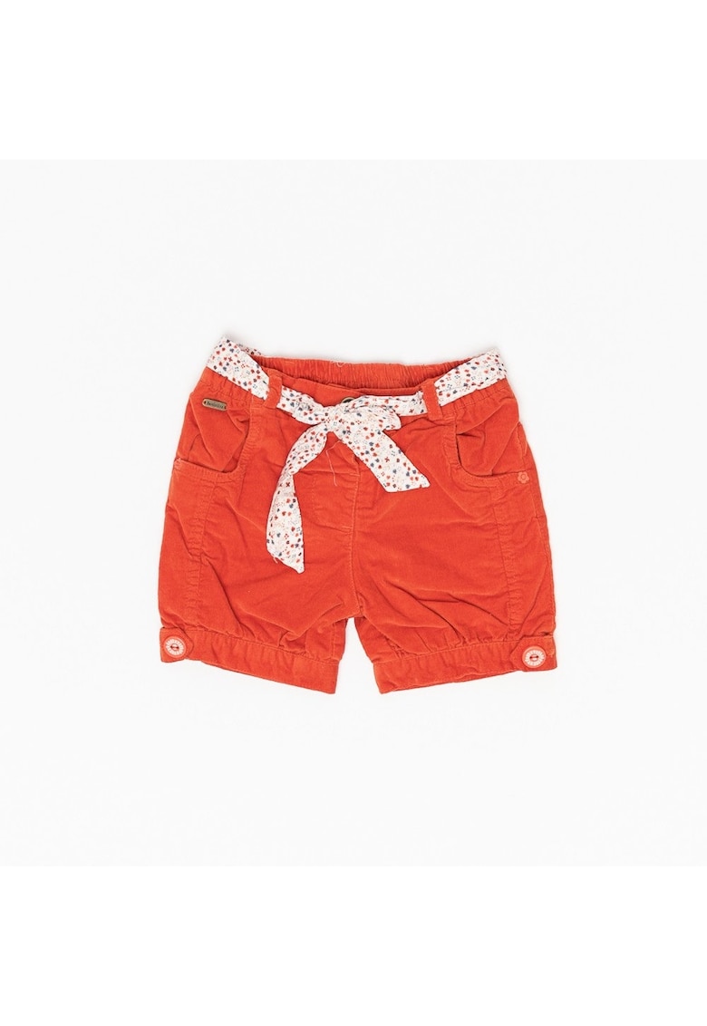 Pantaloni scurti - Bambilina - cu cordon esarfa - din reiat - 42622
