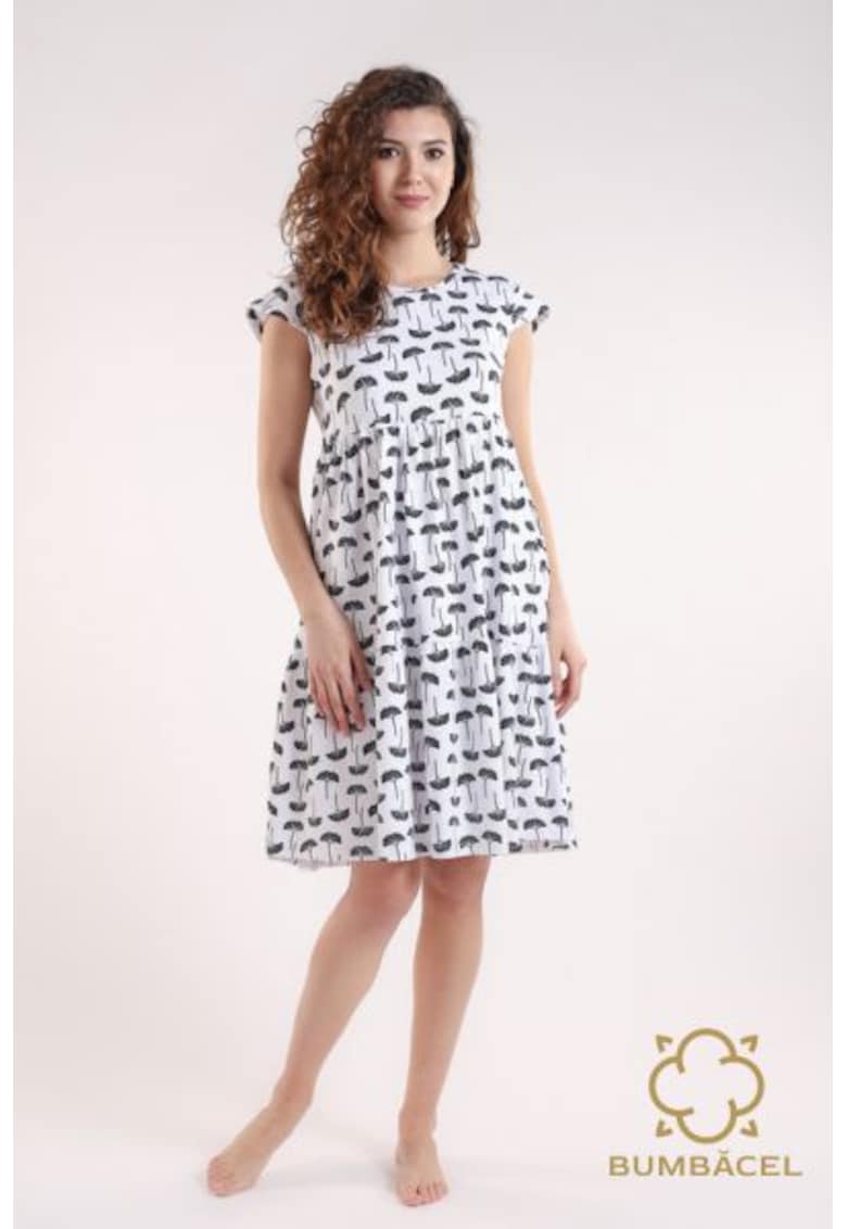 Rochie de lungime medie - cu maneca scurta