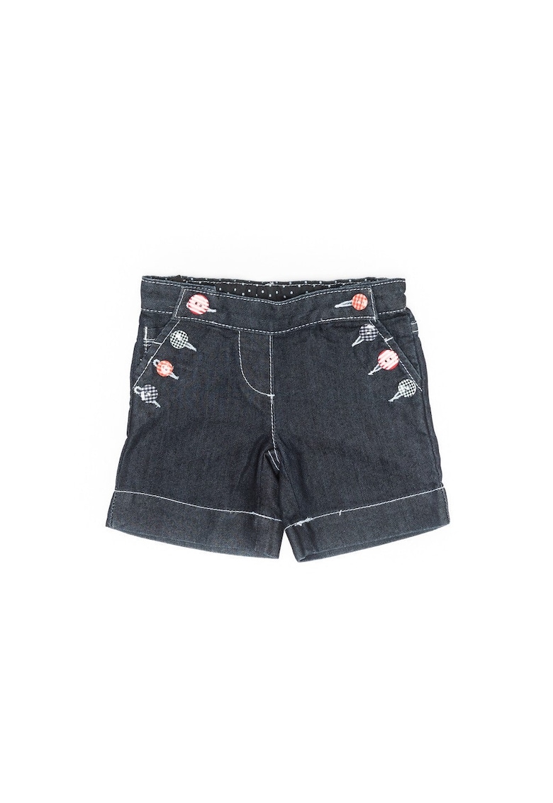 Pantaloni scurti de blugi -  cu nasturi - 18412
