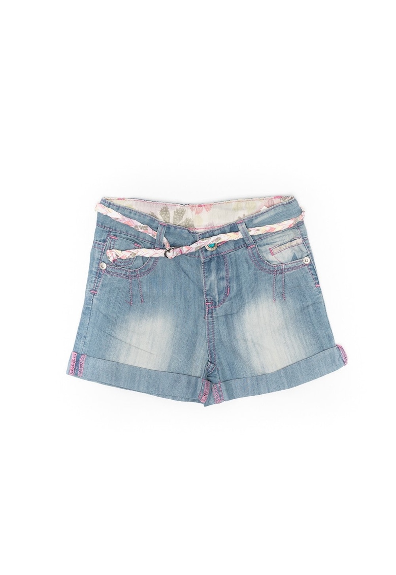 Pantaloni scurti de blugi - cu curea - 34412