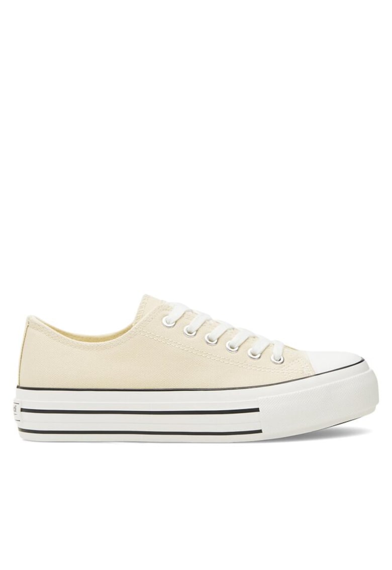 Pantofi sport dama - Textil - Bej - Bej