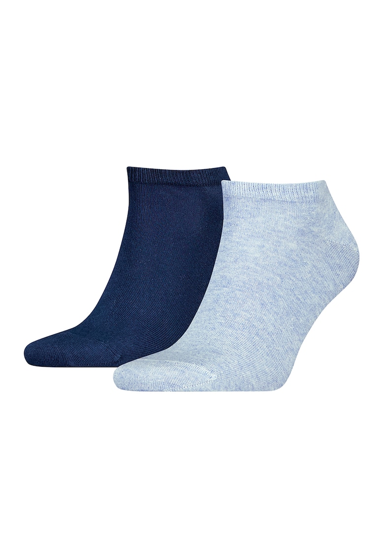 Set de sosete pana la glezna - 2 perechi - Albastru glaciar/Bleumarin