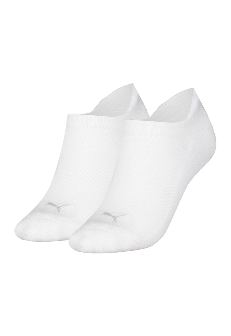 Set de sosete pana la glezna - 2 perechi - Alb optic