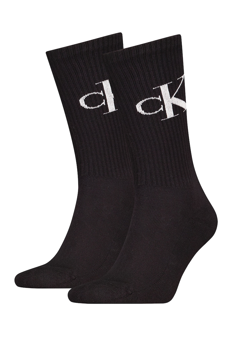 Set de sosete lungi cu logo - 2 perechi