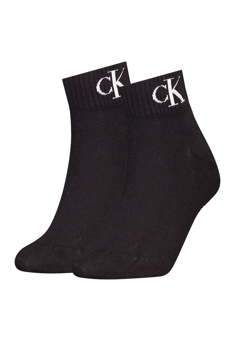 Set de sosete scurte cu logo - 2 perechi