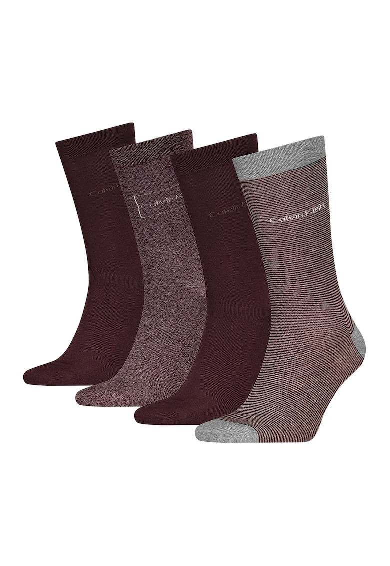 Set de sosete lungi din amestec de bumbac - 4 perechi