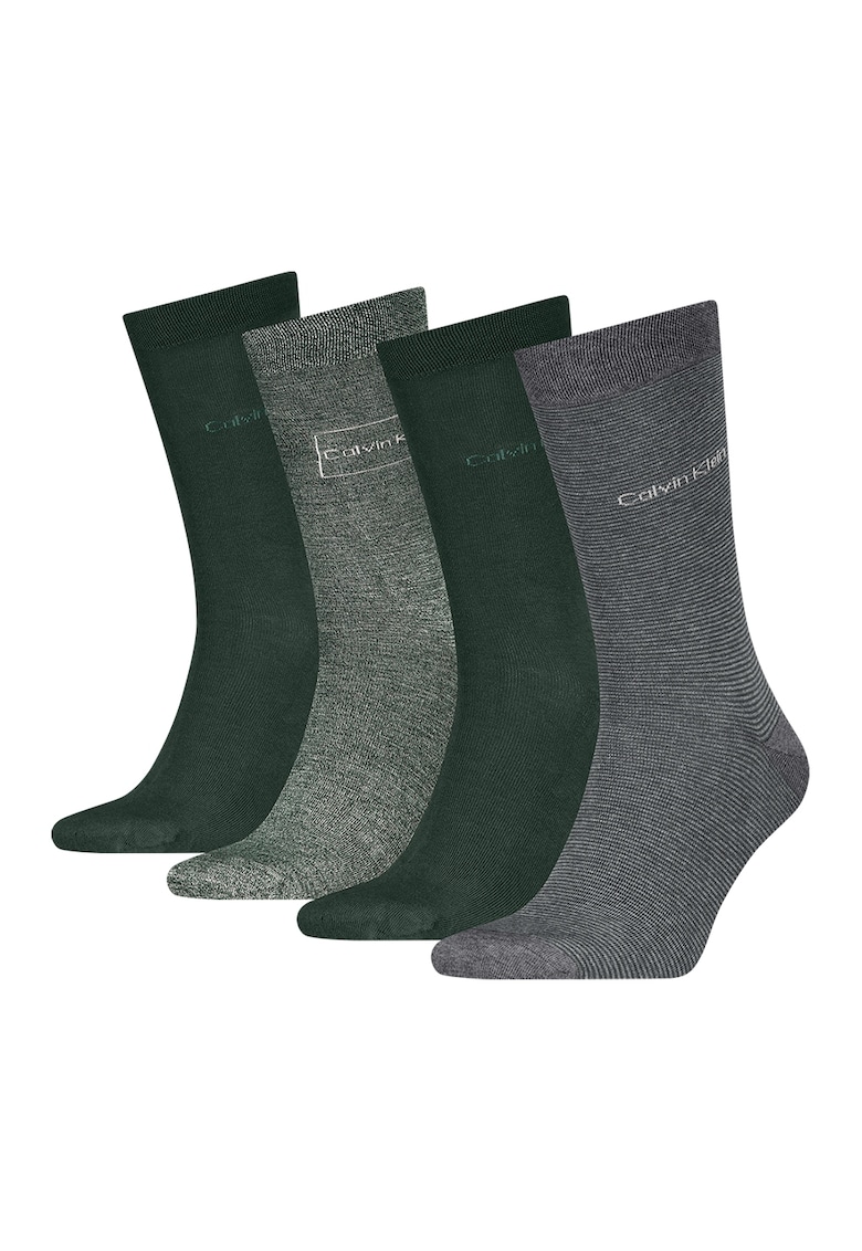 Set de sosete lungi din amestec de bumbac - 4 perechi