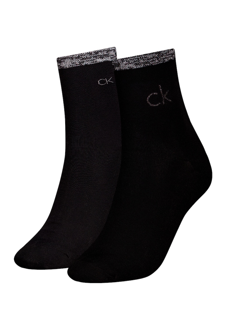 Set de sosete scurte cu logo - 2 perechi