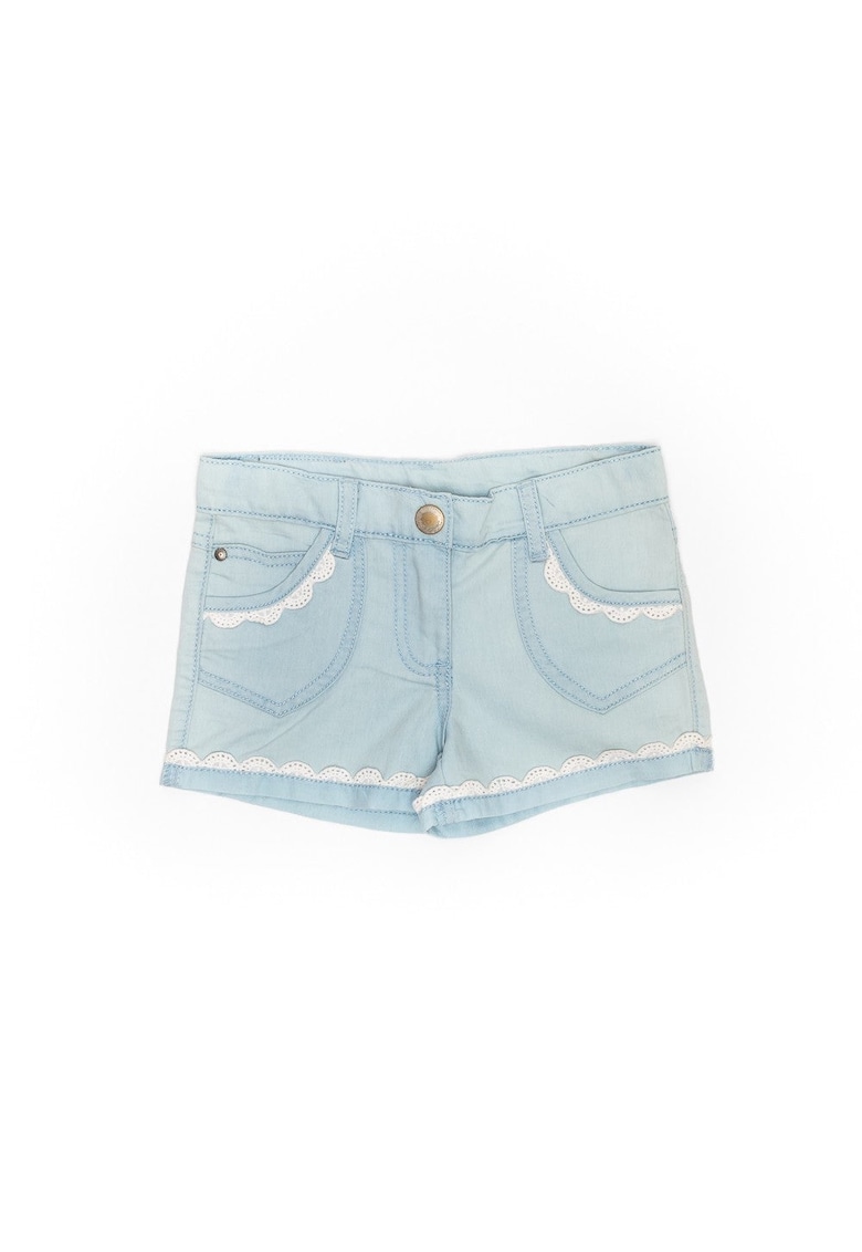 Pantaloni scurti fetite - 53442 - Albastru -