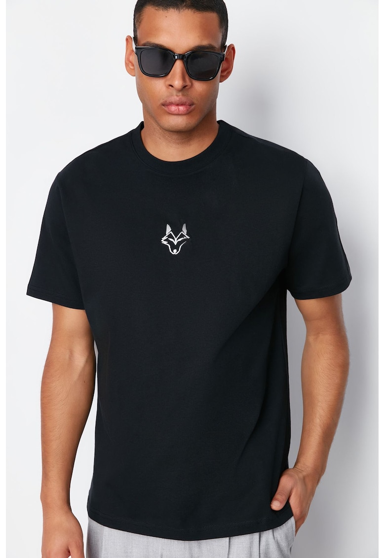 Tricou regular fit de bumbac 60713