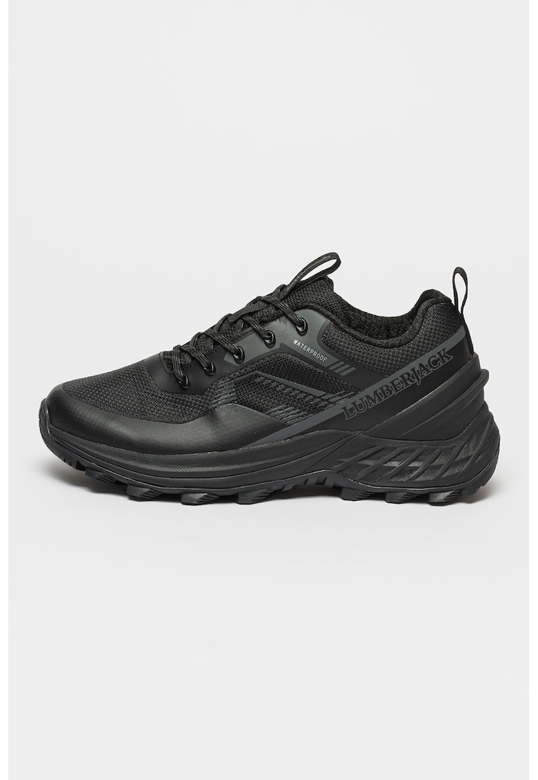 Pantofi sport impermeabili Poryna - Negru/Gri inchis