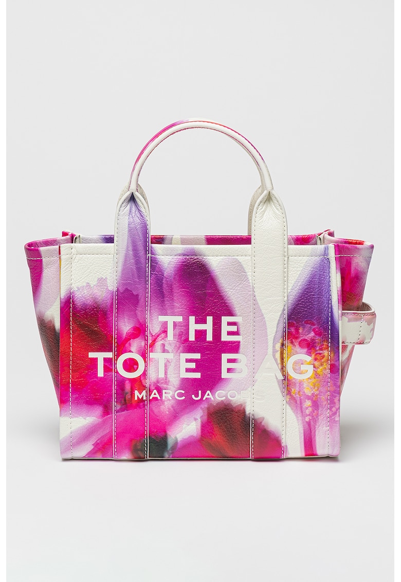 Geanta mica tote de piele cu imprimeu floral The Future