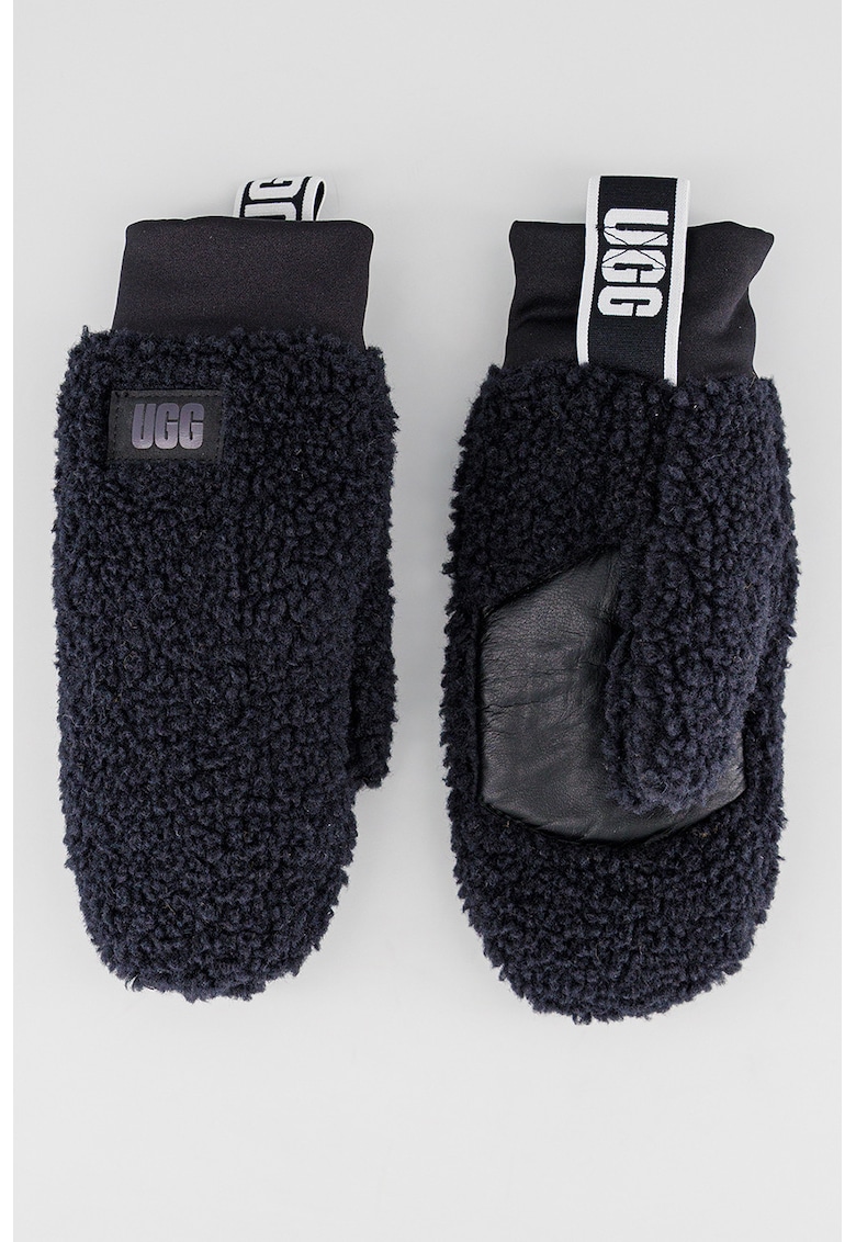 Manusi din fleece cu banda logo