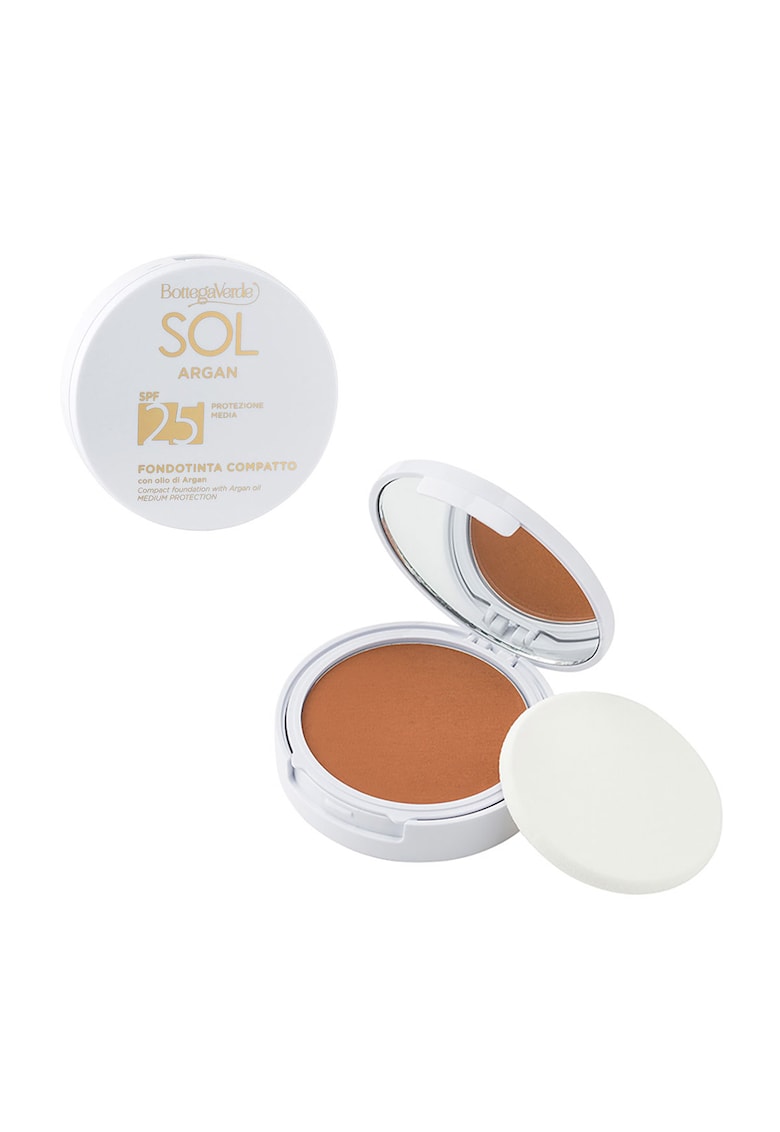 Fond de ten compact - cu ulei de Argan - SPF 25 - - SOL Argan - 9 ML -