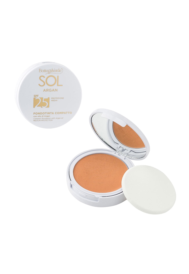 Fond de ten compact - cu ulei de Argan - SPF 25 - - SOL Argan - 9 ML - Nude