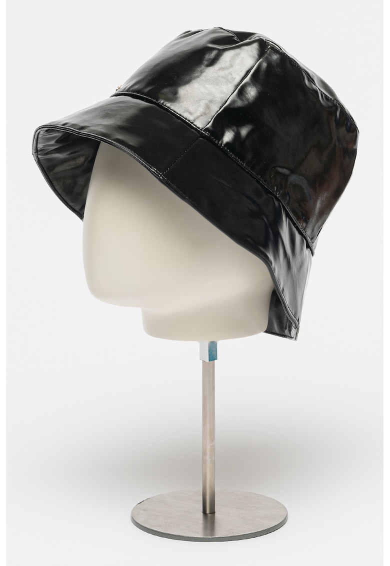 Palarie bucket cu aspect lacuit