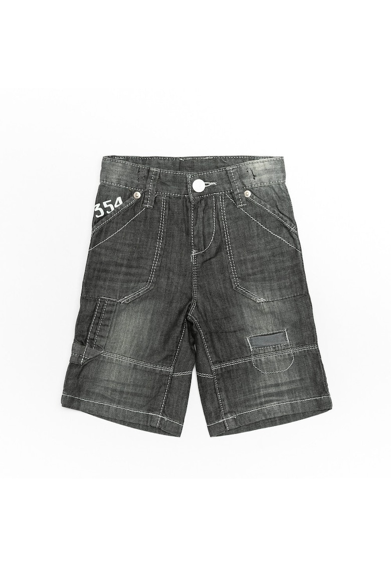 Pantaloni scurti de blug - cu nasture - 23312 Pantaloni scurti de blug - cu nasture - 23312