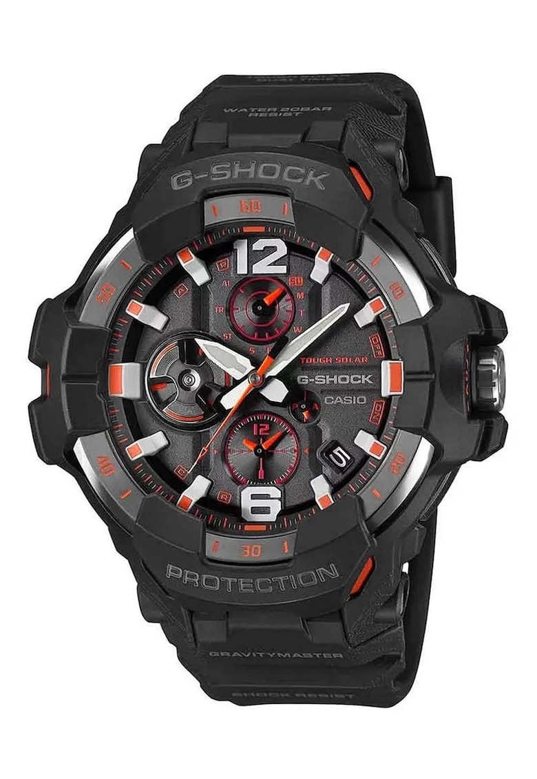 Ceas G-SHOCK Gravitymaster - Tough Solar - Bluetooth - Rezistent la apa 20 ATM - Negru