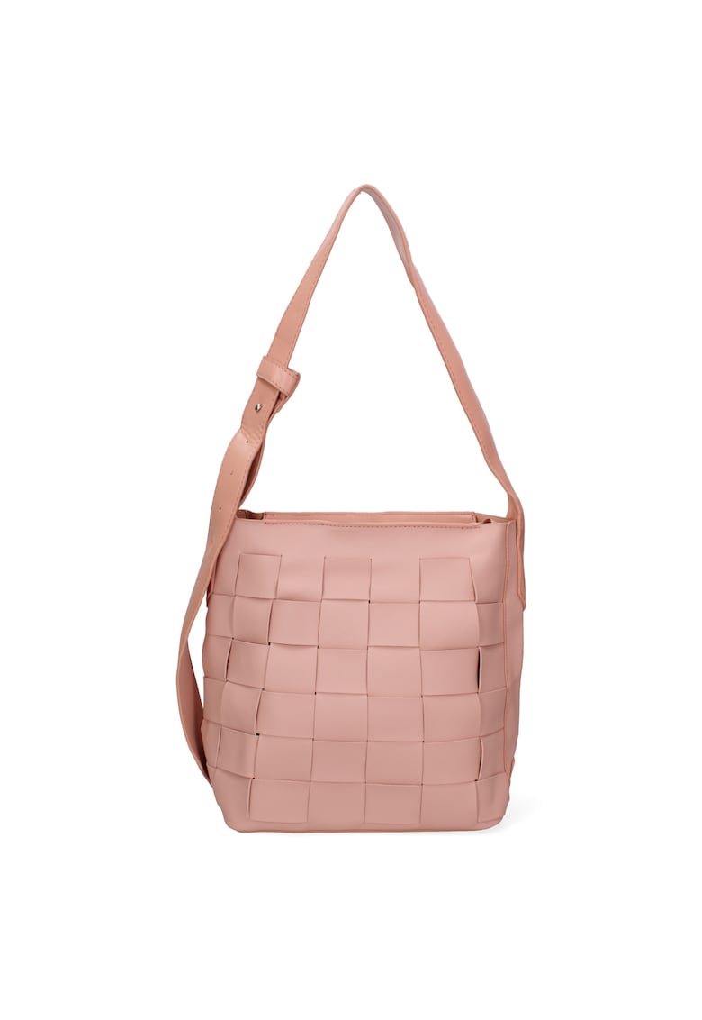 Geanta de piele ecologica cu design patchwork