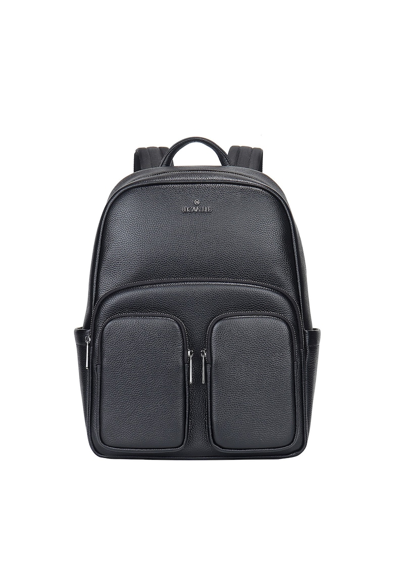 Rucsac unisex de piele cu un compartiment pentru laptop