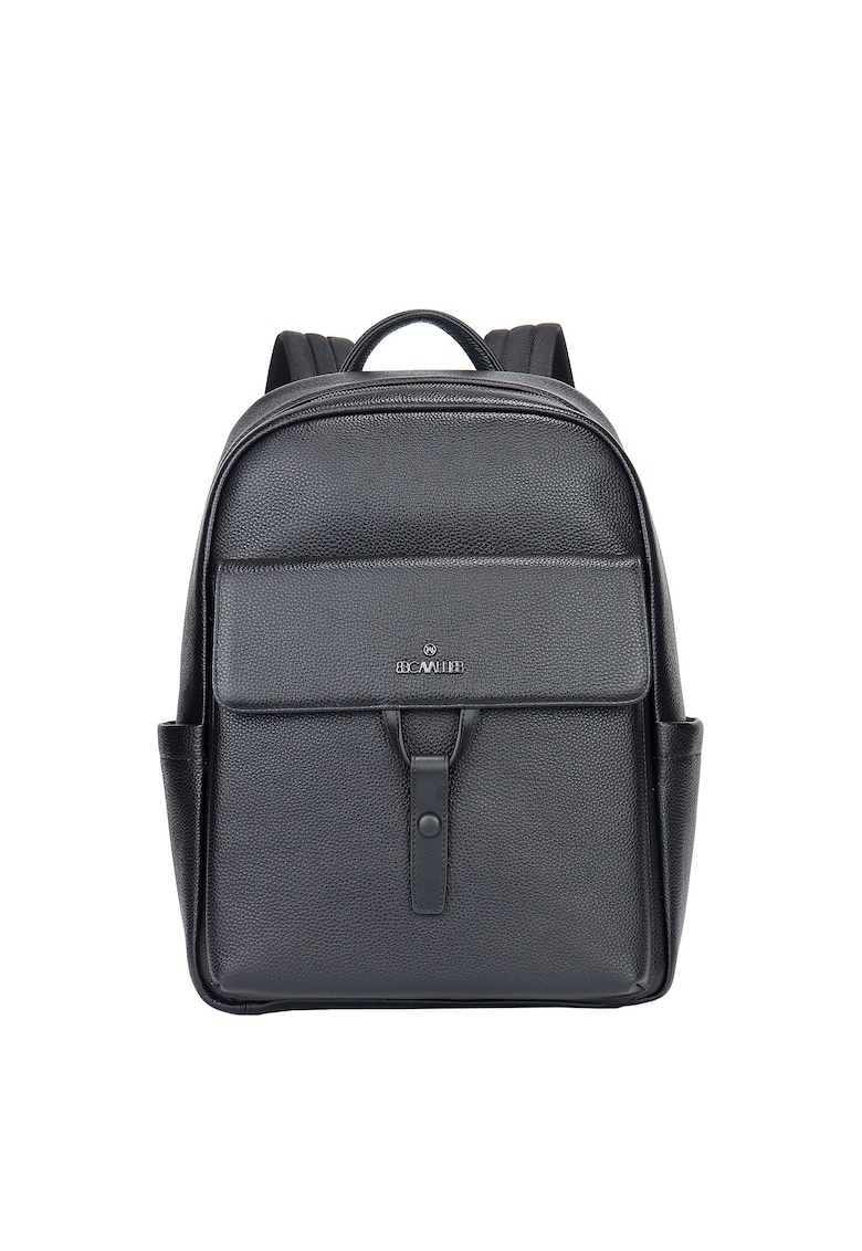 Rucsac unisex de piele cu un compartiment pentru laptop