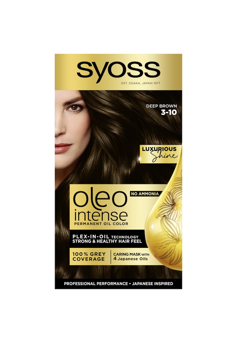 Vopsea de par permanenta fara amoniac Color Oleo Intense Saten - 115ml