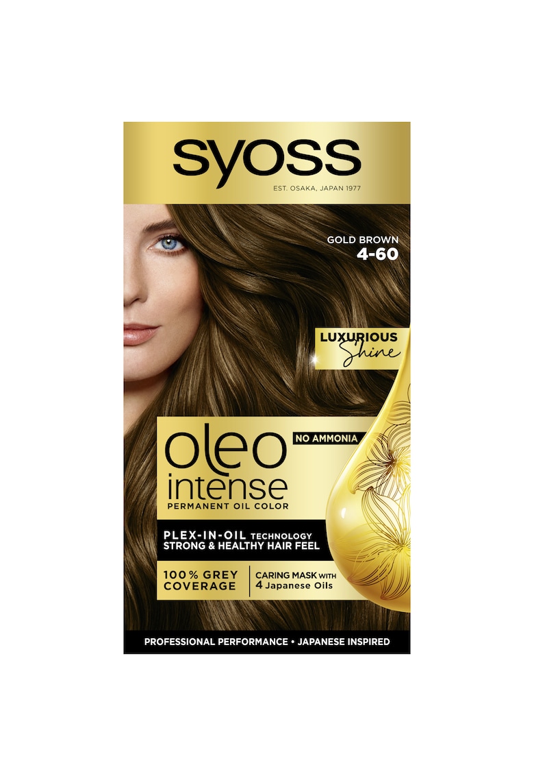 Vopsea de par permanenta fara amoniac Color Oleo Intense 115 ml - 4-60