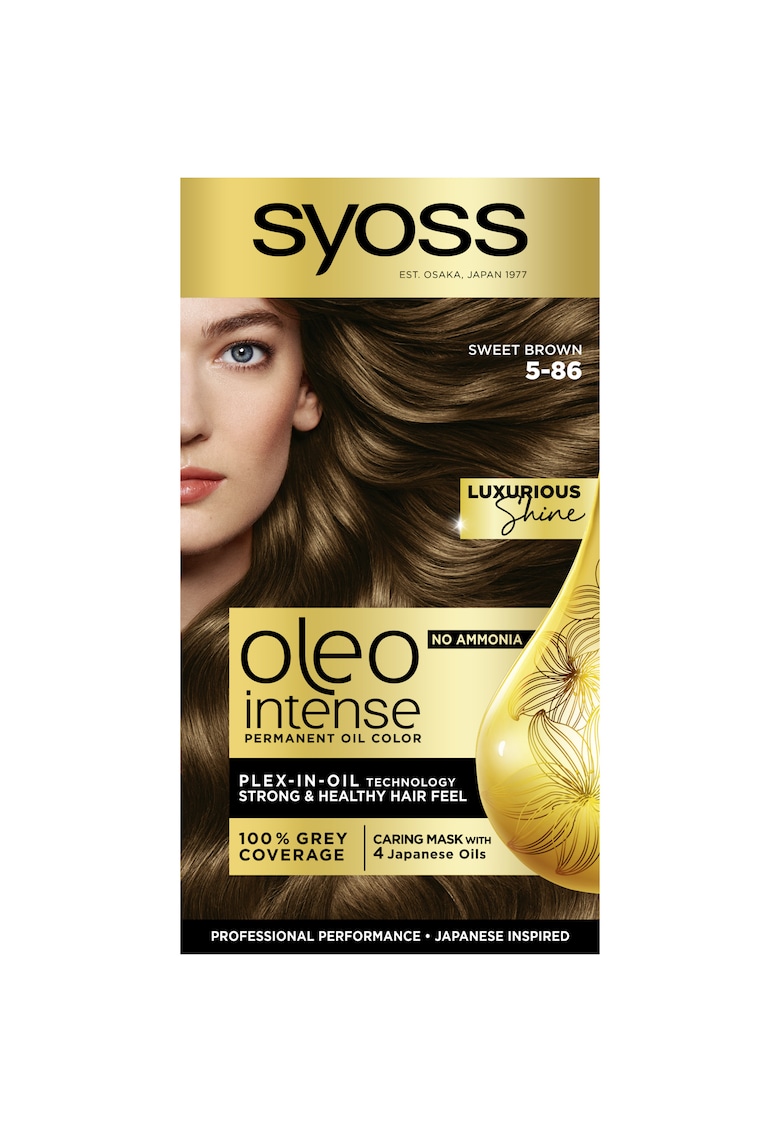 Vopsea de par permanenta fara amoniac Color Oleo Intense 115 ml - 5-86