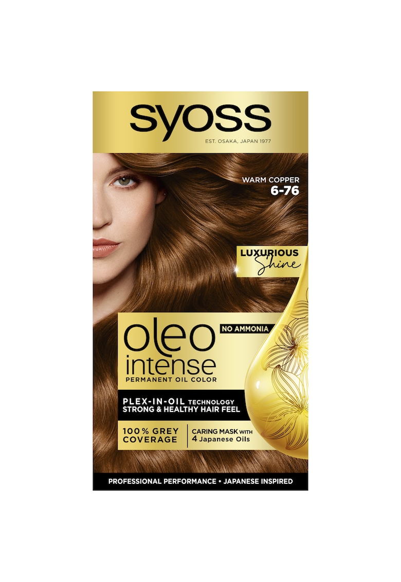 Vopsea de par permanenta fara amoniac Color Oleo Intense Saten - 115ml