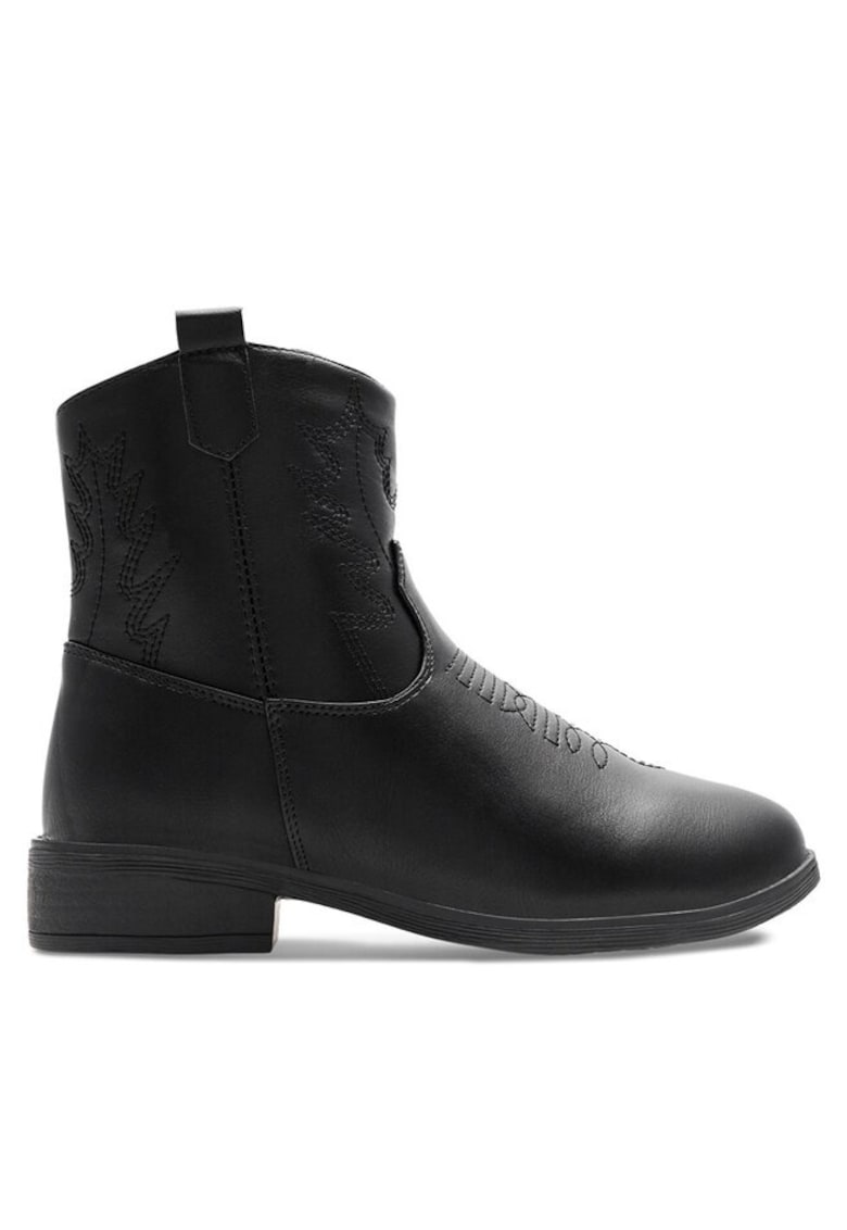 Ghete copii - 7002 - Sintetic - Negru