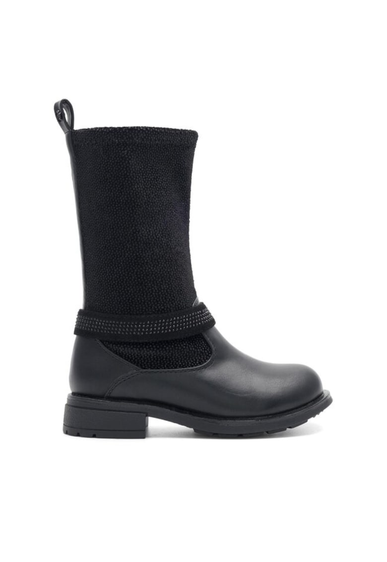Nelli Blu Cizme copii - 8085 - Sintetic - Negru