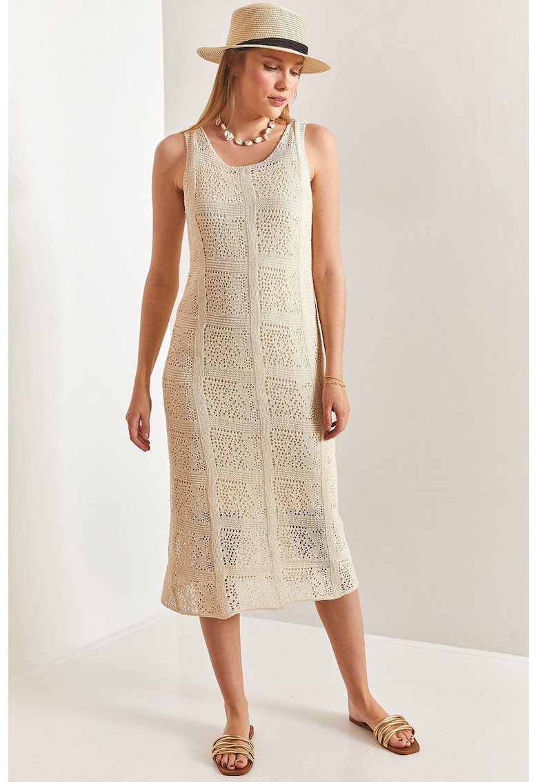 Rochie midi crosetata