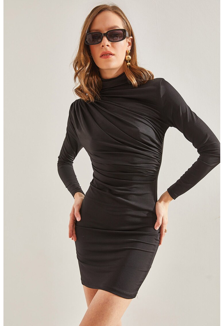 Rochie mini cu volane