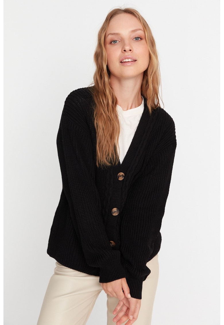 Pulover dama 111313-7871 - Acril - Negru