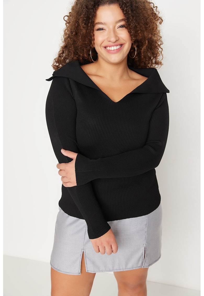 Pulover dama 113931-7871 - Poliester - Negru